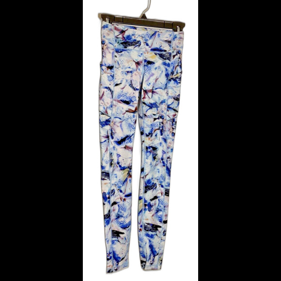 LULULEMON Speed Up LEGGINGS Exposure Multi FULL LENGTH SIZE 2 LUXTREME - Picture 1 of 5